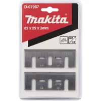 Makita - Planeringsblad - for tre - 2 deler - lengde: 82 mm - bredde: 29 mm - for KP001GM201, KP001GZ