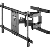 Goobay 49746, 109,2 cm (43), 2,54 m (100), 300 x 200 mm, 800 x 400 mm, Stål, Sort