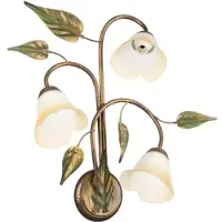 ONLI Vegglampe Miranda med 3 lyskilder, bronse