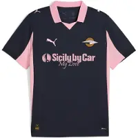 Puma Palermo F.C. 25/26 Replica Away Jersey Men, Clothing, Deep Navy/Light Pink, XS