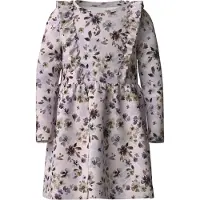 Name It Mini Kjole - Noos - NmfKayla - Kalsitt/Grape Kompott - - 3 år (98) - Kjole
