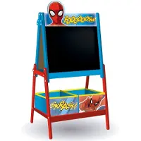 Arditex Spiderman Dobbel Whiteboard Med Oppbevaring