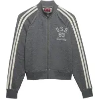 Superdry Athletic Essential Through Track Genser Med Hel Glidelås