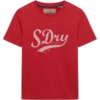 Superdry Varsity Script Kortarmet T-skjorte
