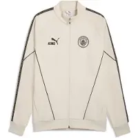 Puma Manchester City KING Anthem Jacket Men, Clothing, Alpine Snow/Flat Dark Gray, S