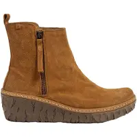 El naturalista for woman. 251671155005_023 Leather ankle boots N5167 Myth Yggdrasil light brown -Heel height 5,7cm (41), 5 to 8 cm, Zip, Cas