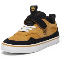 Timberland for boy. TB0A6H44EZ01 Stone Jump Leather Sneakers brown (31), Flat, Velcro, Casual, children's fashion
