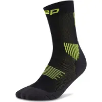 Cep Core Run Socks Mid Cut 5.0, løpesokker, herre, svart/grønn