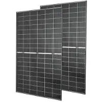 Vevor 2 stk. 400W bifaciale solcellepaneler, 16BB N-type monokrystallinsk PV-modul 24 % effektivitet, IP65 vanntett solcellepanel med MC4-utgang og aluminiumsramme for bil, båt, bobil, flatt tak, off-