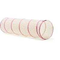Kids Concept Leketunnel - 180 cm - Rosa m. Prikker - - OneSize - Tumledyr