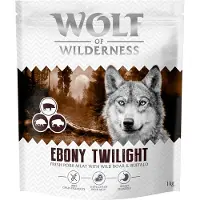 Wolf of Wilderness "Ebony Twilight" Villsvin & Bøffel - kornfri - 12 kg: Ny oppskrift