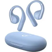 Anker Soundcore AeroFit Pro - True wireless-hodetelefoner med mikrofon - åpent øre - over-øret-montering - Bluetooth - blå