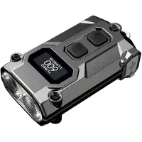 Nitecore TINI3, Nøkkelringslommelykt, Grå, Aluminium, Knapper, IP54, LED