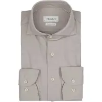 Profuomo Japansk Strikket Skjorte Melange Beige Størrelse