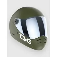 TSG Pass 2.0 Solid Color +Bonus Visor Hjelm grønn