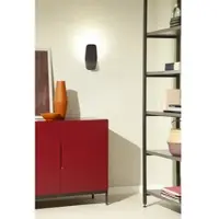 Casablanca Ashiya LED-vegglampe, titansvart