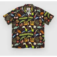 The Dudes Treasure Trail Black Hawaiian Skjorte mønster