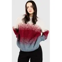 Blue Tomato Fluffy Knit Strikket genser rød