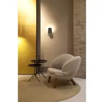 Casablanca Ashiya LED-vegglampe, smaragdsvart