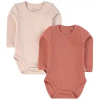 Minymo Body I/e - Rib - 2-pack - Canyon Rose - - 62 - Langermet Body