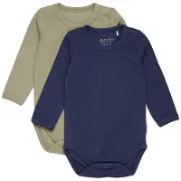 Minymo Body I/e - 2-pack - Dark Navy - - 68 - Langermet Body