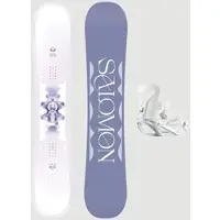 Salomon Lotus+Spell White S 2026 Snowboardpakke mønster