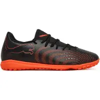 Puma FUTURE 9 PLAY TT Football Boots Unisex, Shoes, Black/Glowing Red/Strongray, 44