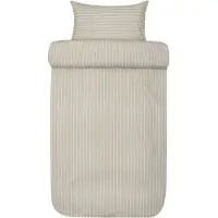 Hoie Dobbelt sengetøy 200x220 cm - 100% bomull - - Pia Olivengrønn