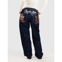 Ninth Hall Idle Embroidered Jeans blå