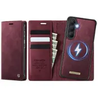 CASEME Samsung Galaxy S26+ C49 2-i-1 avtakbar lommebokveske - MagSafe-kompatibel, RFID - rød