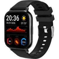 24hShop Denver Smartklokke med helsesensorer - Svart / smartklokke med samtalefunksjon / IP65 aktivitetsklokke