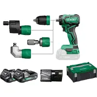 HiKOKI DS18DDQ batteridrevet skrumaskin 2,0Ah med bits