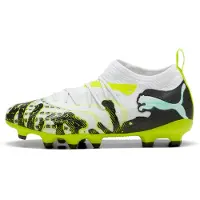 Puma FUTURE 9 MATCH CREATIVITY FG/AG Football Boots Youth, Shoes, Yellow Alert/Mint Jelly/White, 38.5