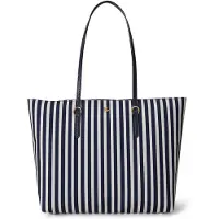 Ralph Lauren for woman. 431916737048 Keaton medium tote bag in navy nylon (OSFA), Casual