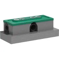 Hansgrohe UBox univ. indb.del, standard installasjon.