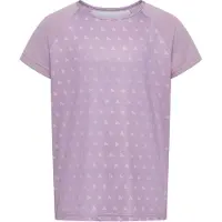 Hummel T-skjorte - HmlJR Mix - Lavender Mist m. Logoer - - 7-8 år (122-128) - T-skjorte