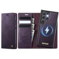 CASEME Samsung Galaxy S26 Ultra C49 2-i-1 avtakbar lommebokveske - MagSafe-kompatibel, RFID - Lilla