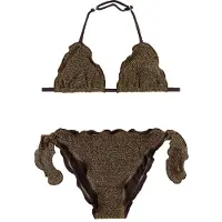 Sundek Mini Magnolia With Triangle Top And Bottom With Bows Bikini