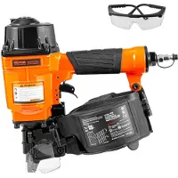 Vevor spikerpistol for kledning, MCN55, 1 tomme til 2-1/4 tommer, 15 graders pneumatisk spikerpistol for kledning, 70-120 PSI luftspiralspikerpistol for kledning, pallekledning, gjerder, terrassebord
