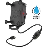 Ram Mounts Tough-charge Med X-grip Vanntett Trådløs Ladeholder 15w