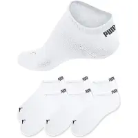 Puma Sneaker Socks Unisex (6-Pack), Clothing, White, 43-46