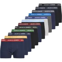 Jack & Jones Solid Boxers 12 Enheter