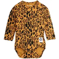 Mini Rodini Body I/e - Basic - Leopard - - 68/74 - Langermet Body
