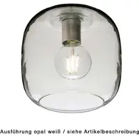 Casablanca Murea taklampe, opalhvit, Ø 25 cm
