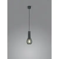 HELESTRA Hengelampe Gara, røykglass, 1 lyskilde