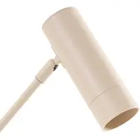 LINDBY gulvlampe Vilo, beige, 153 cm, GU10, justerbar