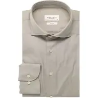 Profuomo Twill Skjorte Lysegrønn Grønn Størrelse