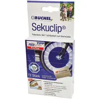 Buchel Sekuclip 60 Mm Reflekterende Klistremerker 72 Enheter