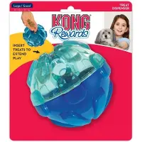 Kong Aktiveringsleksak Reward Ball Blå L 13cm