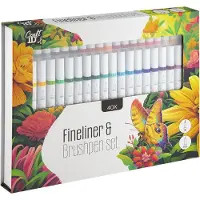 Creative Craft Group Fineliner & Brushpen set - 40 pcs